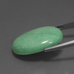 18.47克拉天然磷铝石，椭圆形切割，不透明