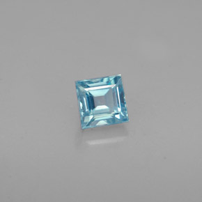 0.76克拉天然锆石，方形，4.1×4.1毫米，VVS-VS