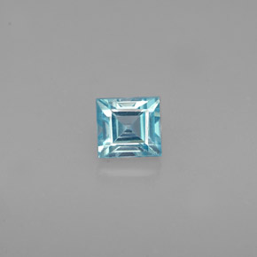 0.70克拉天然锆石，方形，4.3×4毫米，VVS-VS