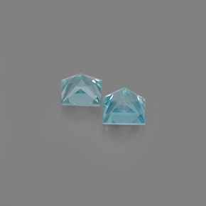 天然锆石，方形，3.6×3.5毫米，VS