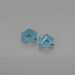 天然锆石，方形，3.6×3.5毫米，VS