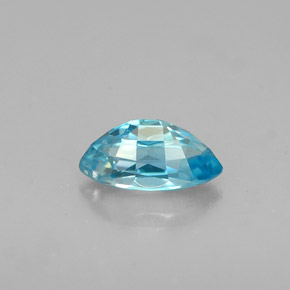 0.78克拉天然锆石，马眼形，7×3.4毫米，VVS