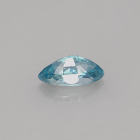 1.14克拉天然锆石，马眼形，8.2×4.1毫米，VVS