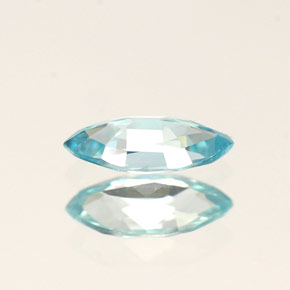 0.50克拉天然锆石，马眼形，7.1×3.5毫米，VVS
