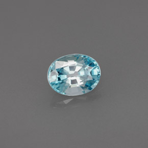 0.82克拉天然锆石，椭圆形切割，5.9×4.6毫米，VVS-VS