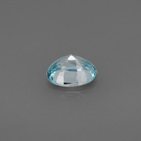0.82克拉天然锆石，椭圆形切割，5.9×4.6毫米，VVS-VS