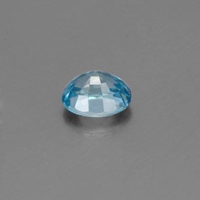 1.06克拉天然锆石，椭圆形切割，6×4.9毫米，VVS-VS