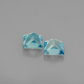 天然锆石，方形，3.5×3.5毫米，VVS-VS