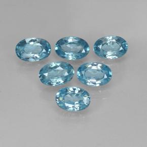 4.36天然锆石，椭圆形切割，6.1×4.1毫米，VVS-VS