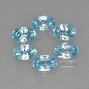 4.26天然锆石，椭圆形切割，6×3.9毫米，VVS-VS