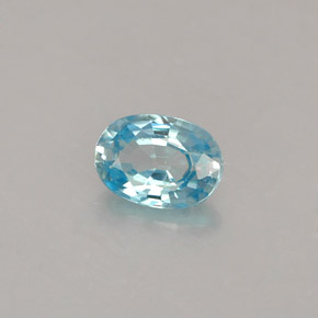 0.70克拉天然锆石，椭圆形切割，5.9×4.2毫米，VS