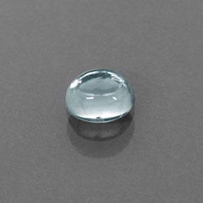 0.85克拉天然锆石，透明，5.1×4.6毫米，透明/半透明