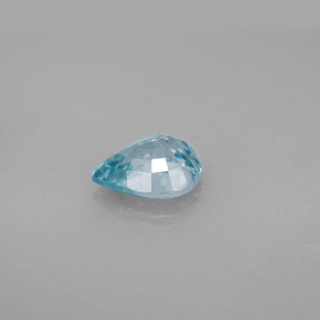 1.64克拉天然锆石，梨形，8×5.8毫米，VVS