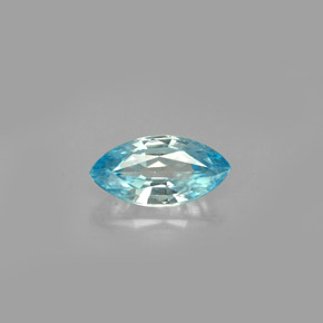 1.49克拉天然锆石，马眼形，9.7×4.9毫米，VVS-VS
