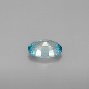 1.12克拉天然锆石，椭圆形切割，7.1×5.1毫米，VVS-VS