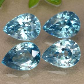 4.53天然锆石，梨形，7.2×5毫米，VVS-VS
