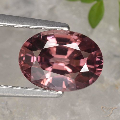 2.96ct 天然 深红色 锆石, 椭圆形, VVS-VS