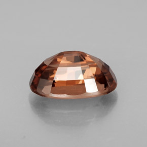 4.69克拉天然橙色锆石，椭圆形切割，11.3×6.9毫米，VVS