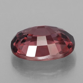 3.04克拉天然粉色锆石，椭圆形切割，9×7.1毫米，IF