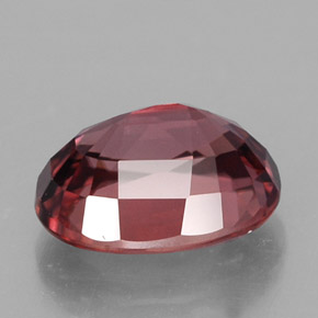 3.22克拉天然粉色锆石，椭圆形切割，9×7.1毫米，IF