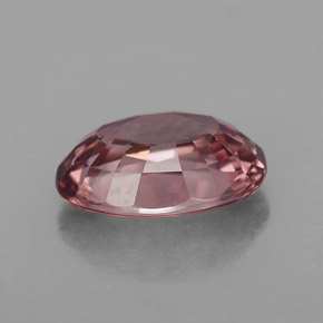 4.41克拉天然粉色锆石，椭圆形切割，10.8×8毫米，IF