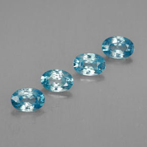 2.74天然锆石，椭圆形切割，6×4.1毫米，VVS