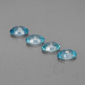 2.74天然锆石，椭圆形切割，6×4.1毫米，VVS