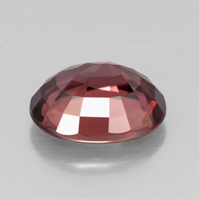 2.94克拉天然粉色锆石，椭圆形切割，9×7.1毫米，VVS-VS