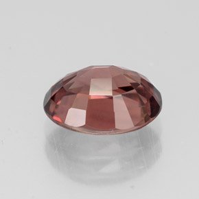 3.04克拉天然粉色锆石，椭圆形切割，9×7.1毫米，VVS