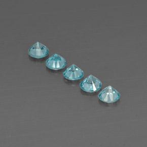 2.97天然锆石，圆形切割，4.67毫米，VVS-VS