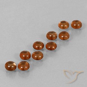 6.32克拉天然锆石，圆形的，透明