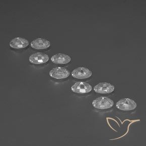 8.06克拉天然锆石，椭圆形，VVS-VS