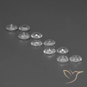 7.00克拉天然锆石，椭圆形，VVS-VS