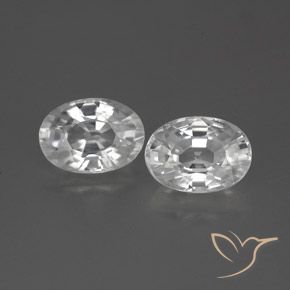 2.90克拉天然锆石，椭圆形，VVS-VS