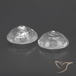 2.89克拉天然锆石，椭圆形，VS-SI