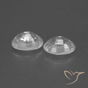 2.85克拉天然锆石，椭圆形，VVS-VS