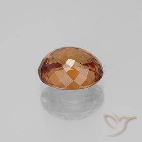 2.34克拉天然锆石，椭圆形，VVS-VS