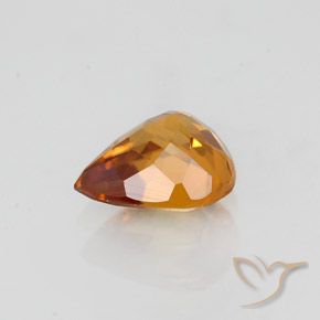 1.36克拉天然锆石，梨形，VVS