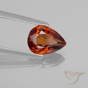 1.87克拉天然锆石，梨形，VVS
