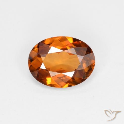 1.48ct 天然 土橙 锆石, 椭圆形, VVS
