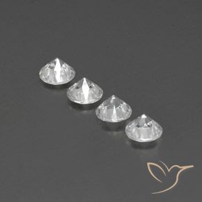 4.60克拉天然锆石，圆形的，VVS-VS