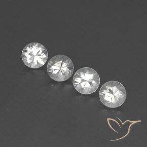 4.75克拉天然锆石，圆形的，VVS-VS