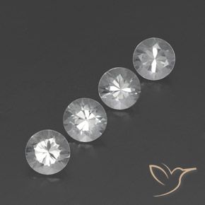 4.91克拉天然锆石，圆形的，VVS-VS