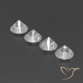 4.91克拉天然锆石，圆形的，VVS-VS