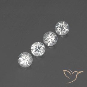 3.65克拉天然锆石，圆形的，VVS-VS