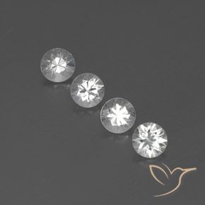 3.84克拉天然锆石，圆形的，VVS-VS