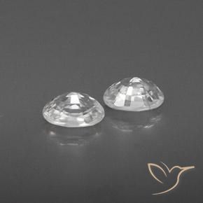 1.75克拉天然锆石，椭圆形，VVS-VS