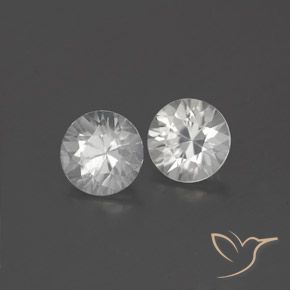 1.96克拉天然锆石，圆形的，VVS-VS