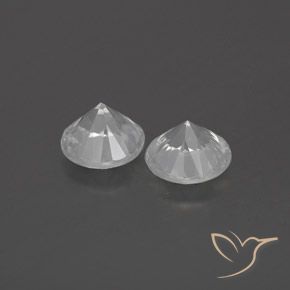 1.96克拉天然锆石，圆形的，VVS-VS