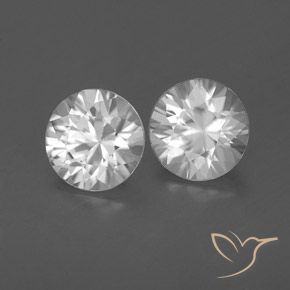 1.85克拉天然锆石，圆形的，VVS-VS